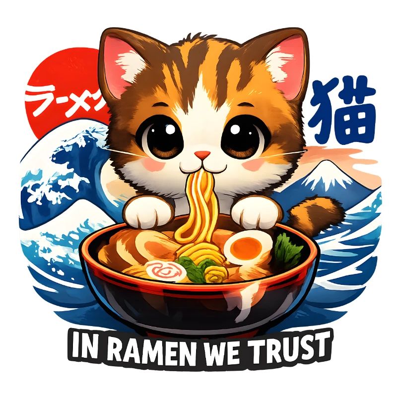 On a confiance en un chat dans le ramen