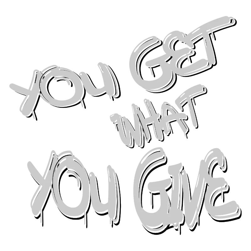 On obtient ce que l’on donne à la typographie du graffiti
