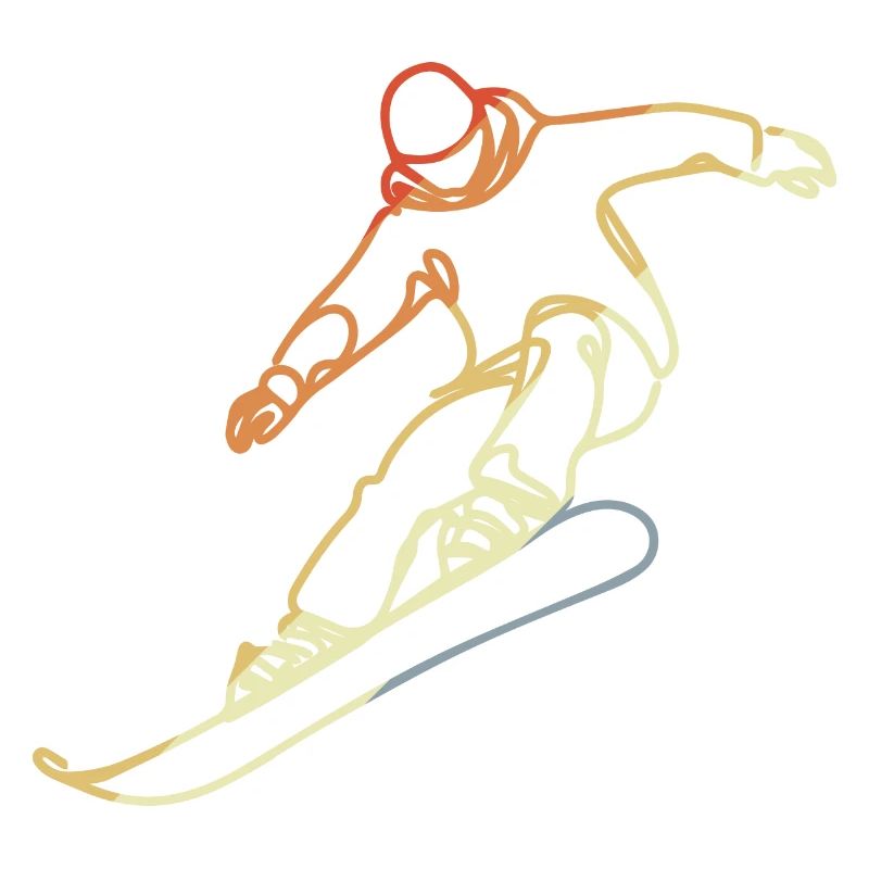 Snowboarder Sketch