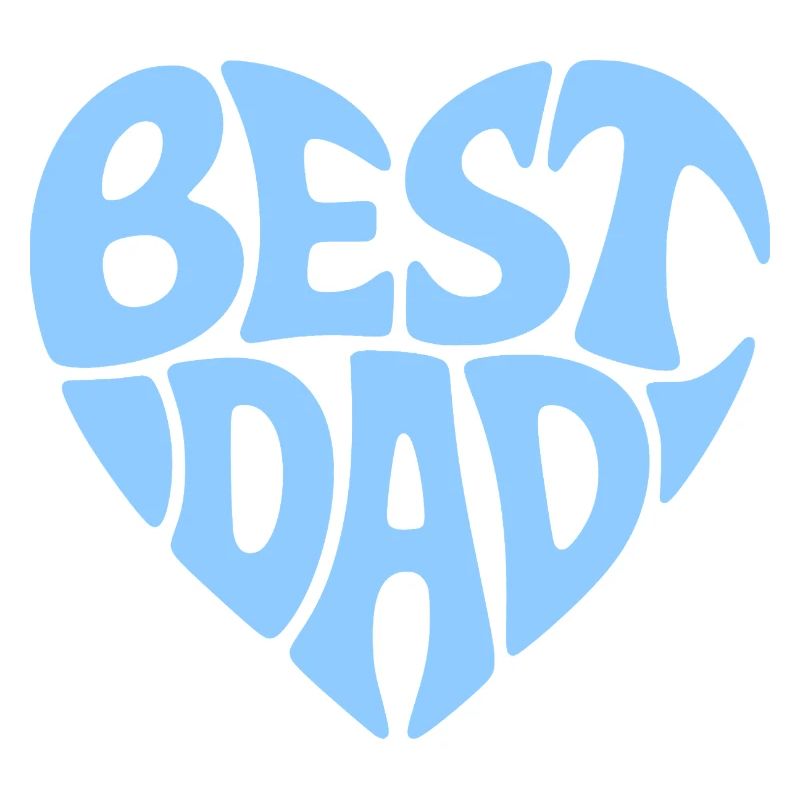 Best Dad Heart Design