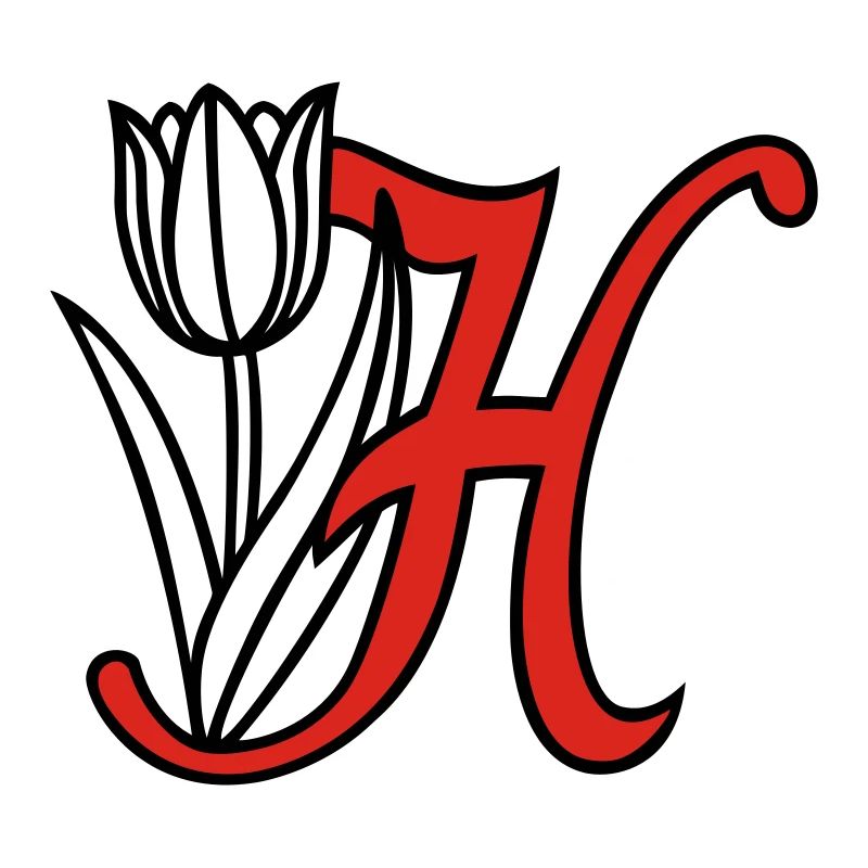 Buchstabe, Initiale, Blume