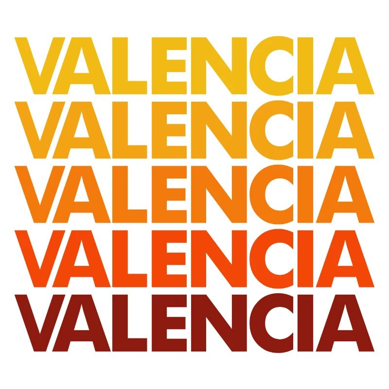 Valencia Gradient Font Stack