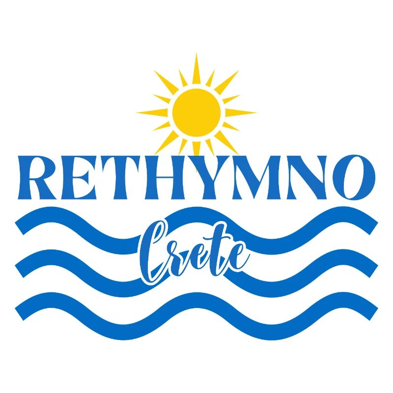 Rethymno Sunset Wave Design