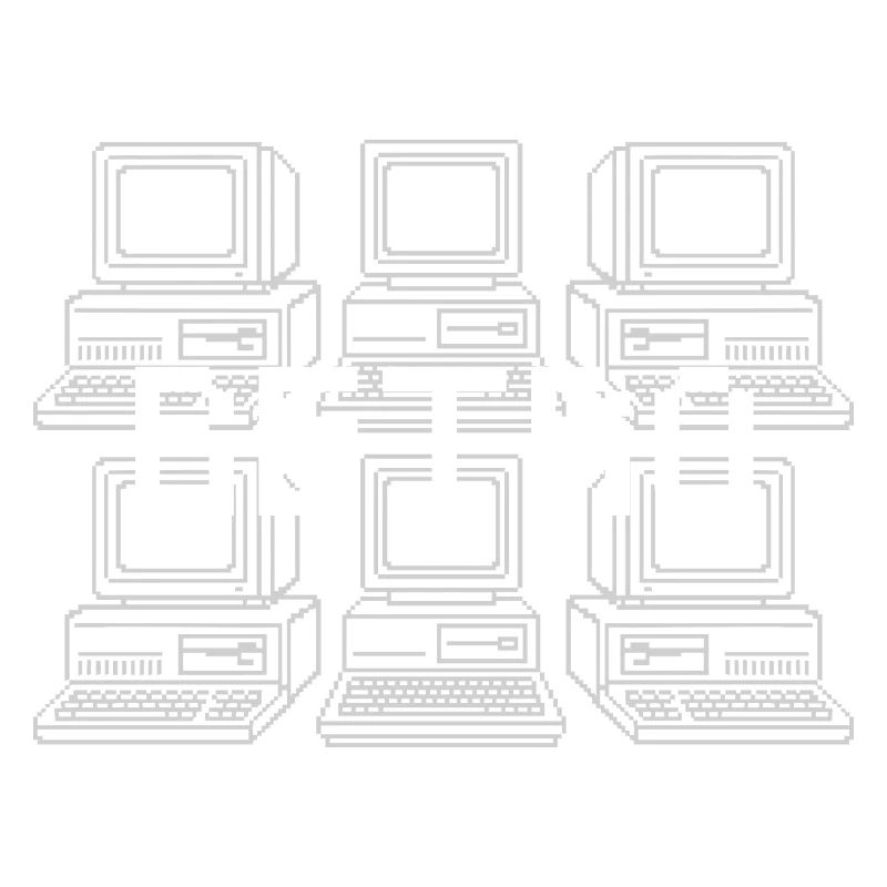 Rétro grille informatique techno