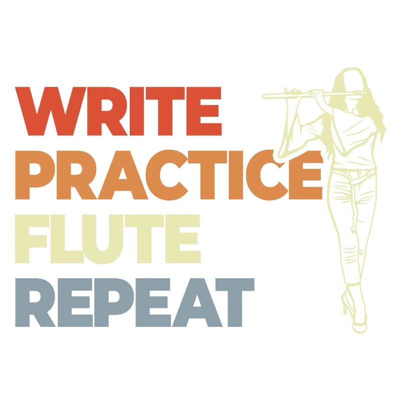 Write Practice Flute Repeat