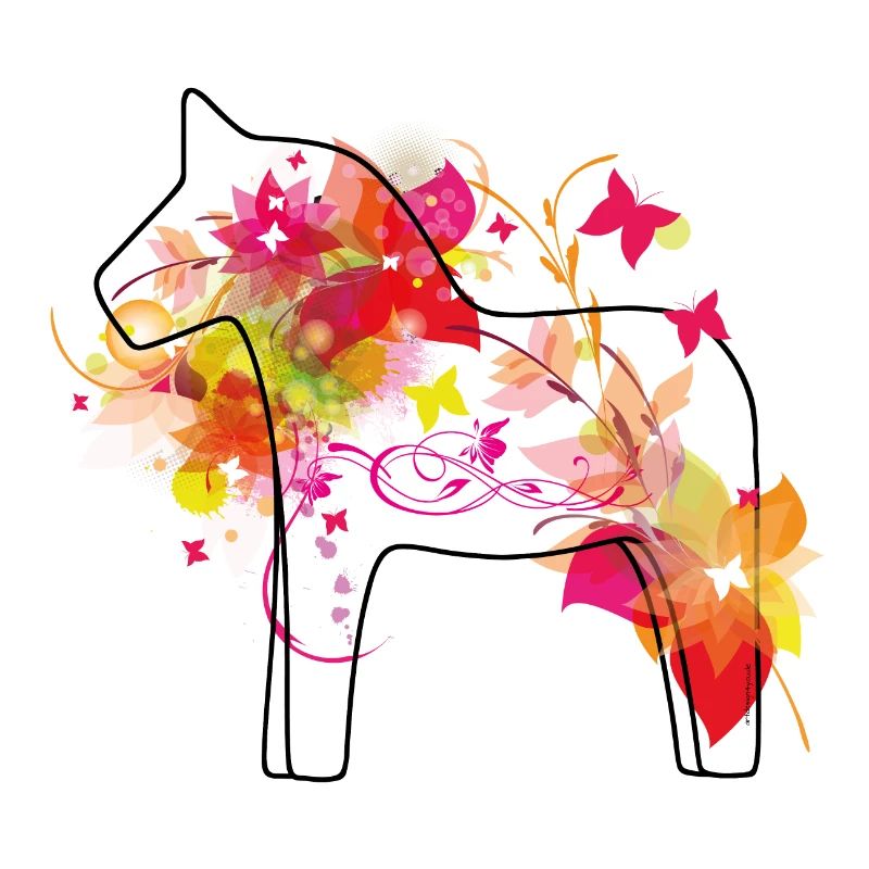 Dala Cheval Coloré