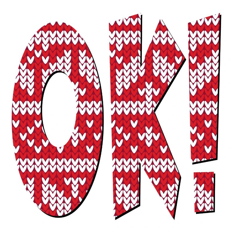 KNITTING PATTERNS OK - APPROVAL SAYINGS
