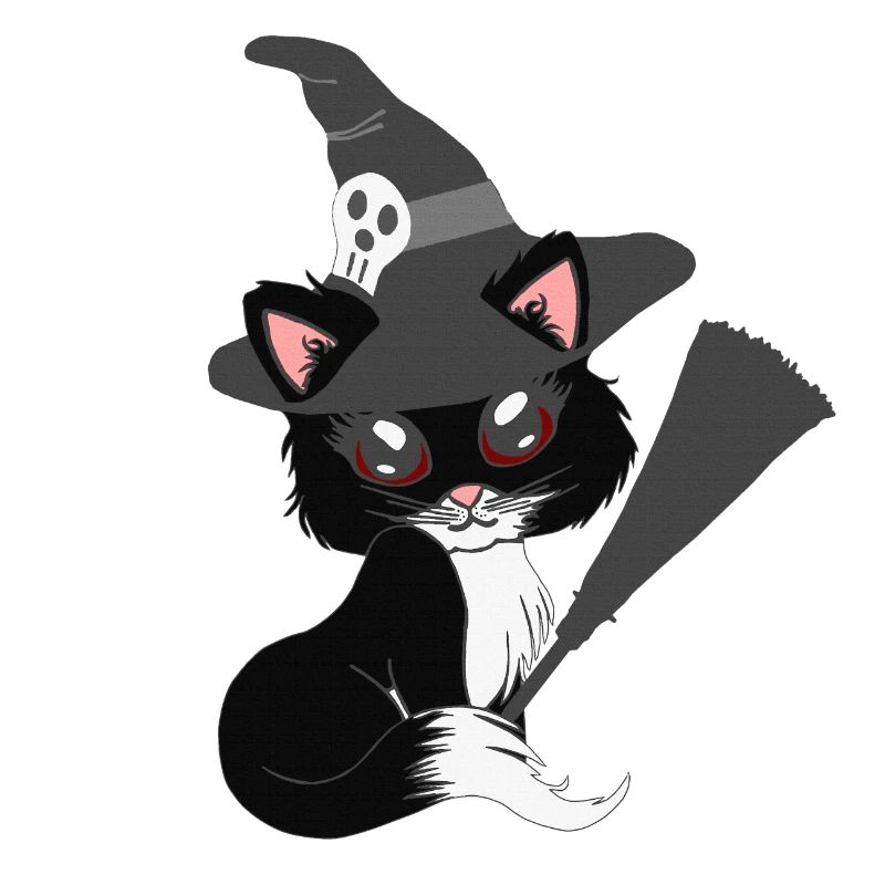 Kätzchen, hexen Design, Mädchen