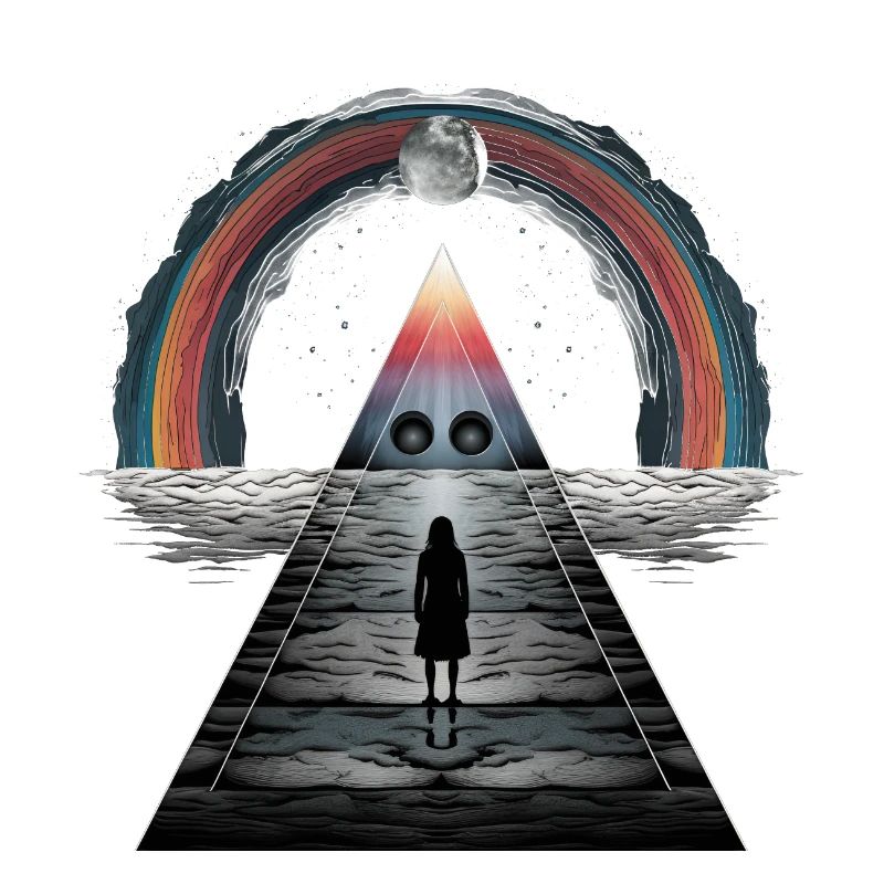 Pyramide arc-en-ciel Clair de lune Tango Dodgy