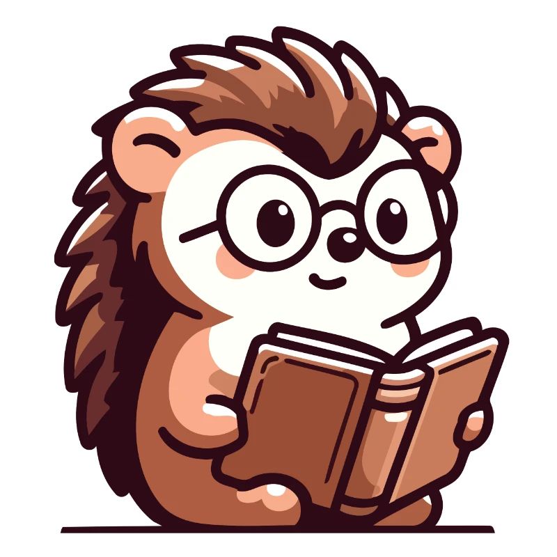 Bookish Hedgehog: The Tiny Scholar