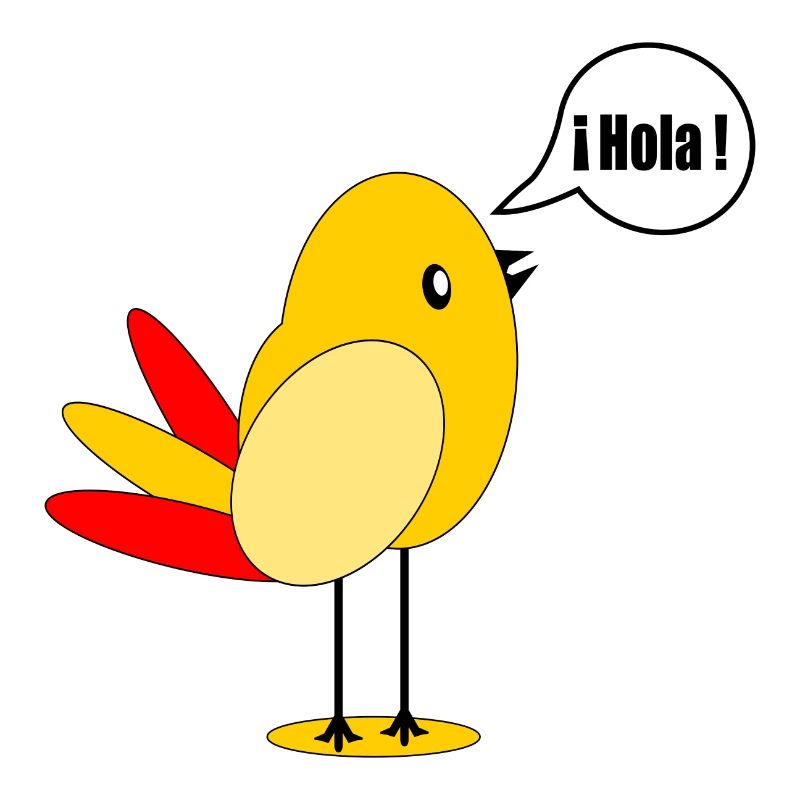 SPANIEN LÄNDERFAHNE SPANISCH VOGEL