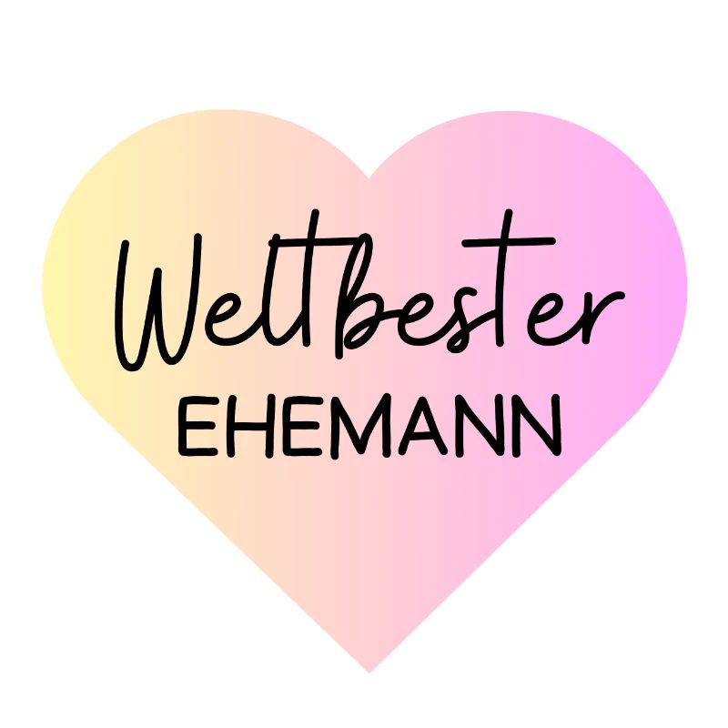Weltbester Ehemann! Herz, personalisierbar