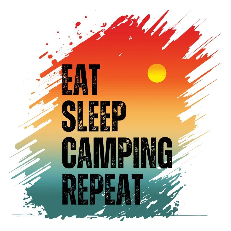 MANGER DORMIR CAMPING RÉPÉTER
