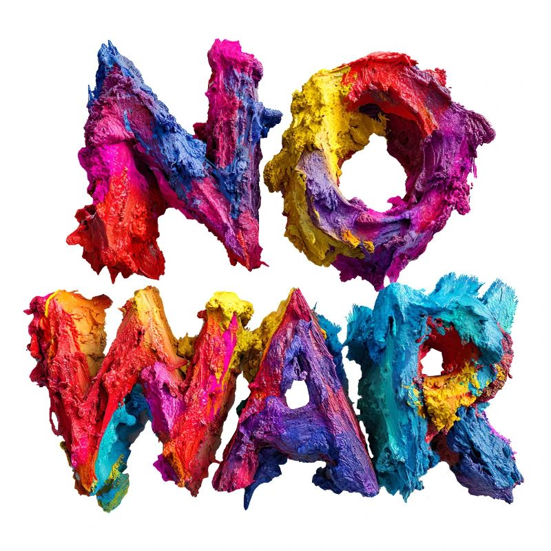 No War Farbexplosion