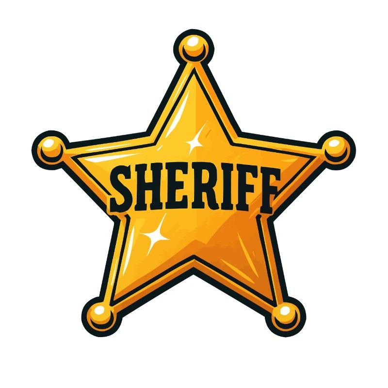 Conception de l’insigne étoile du shérif