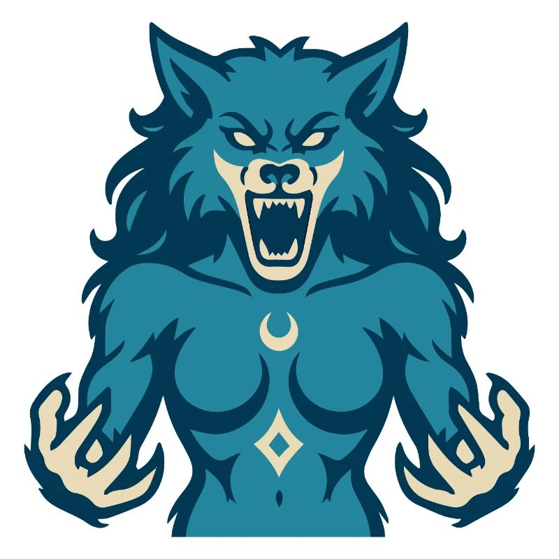 Conception de puissance Moonwolf