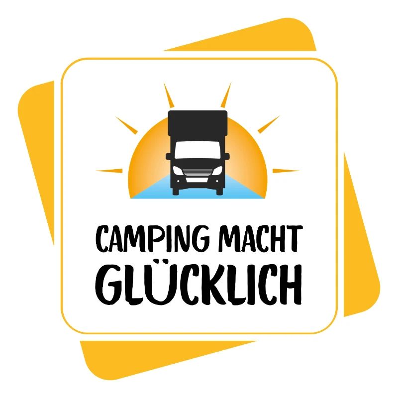 Le camping vous rend heureux – conception de camping-car
