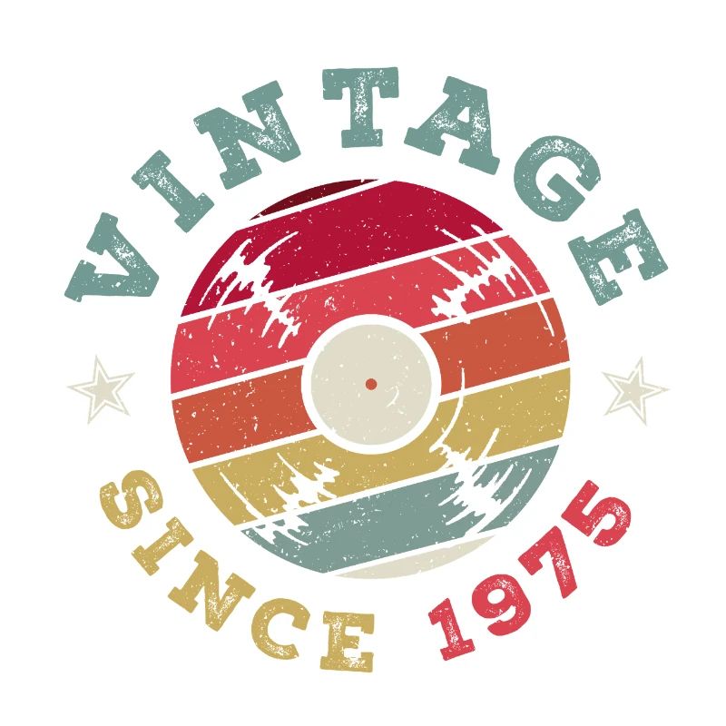 Vintage Vinyl 1975 Retro Turntable