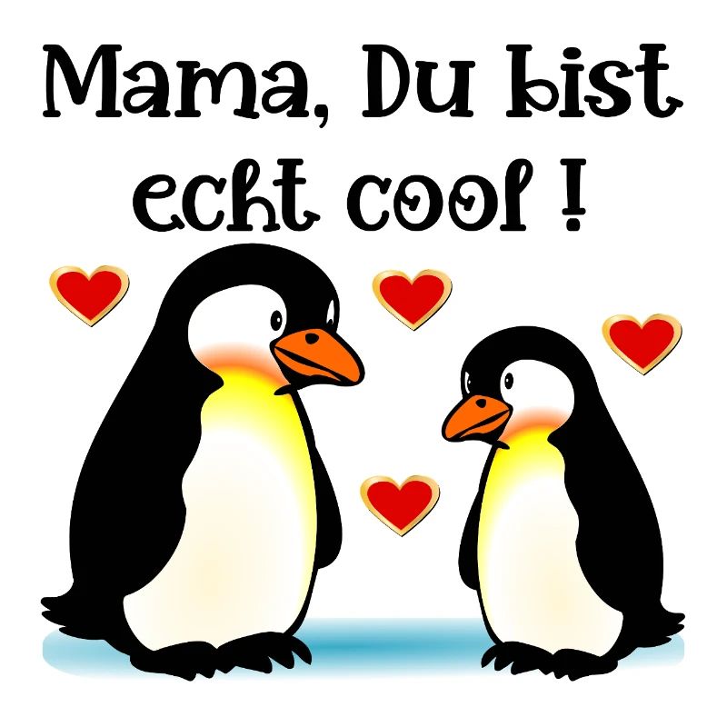 Komplimente Mama Muttertag Pinguine