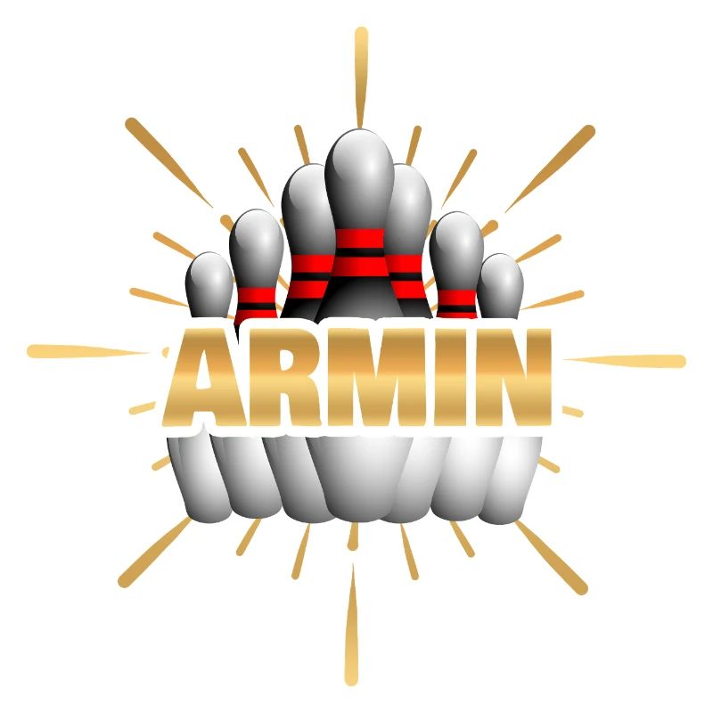 Armin as bowling champion
