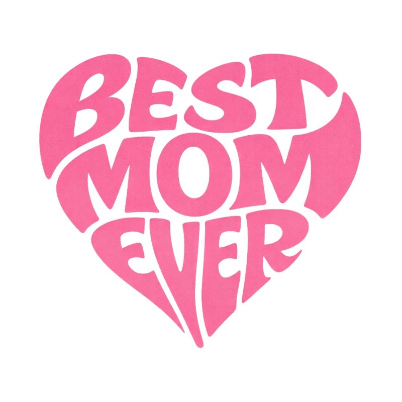 Best Mom Ever Herz Muttertag Geschenk