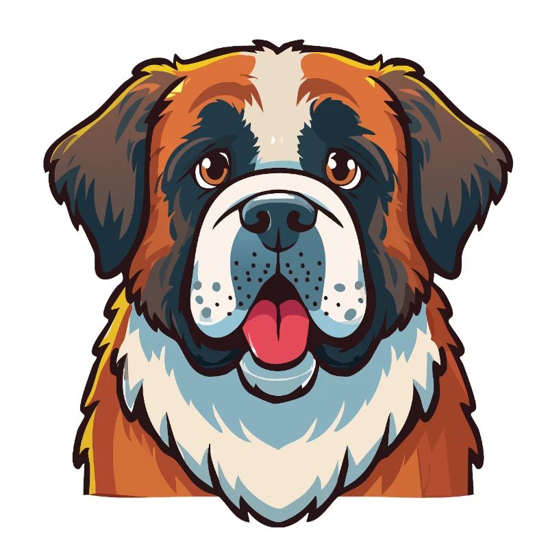St. Bernard (portrait/comic)