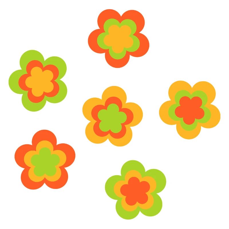 70s Flower Pattern