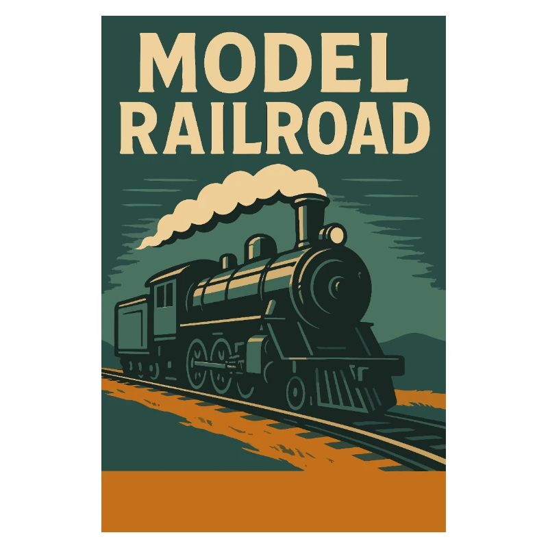Model Train Illustration