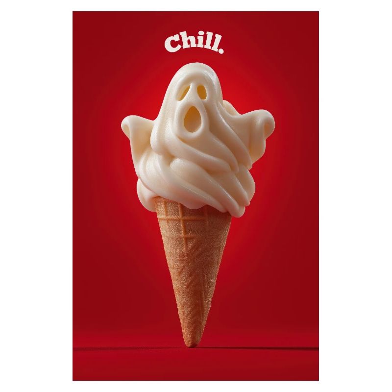 Chill Ghost Cornet de crème glacée