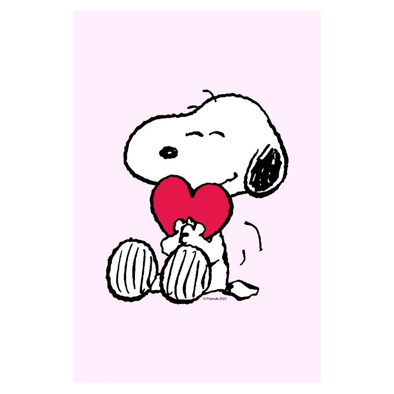 Peanuts Snoopy Amour Poster