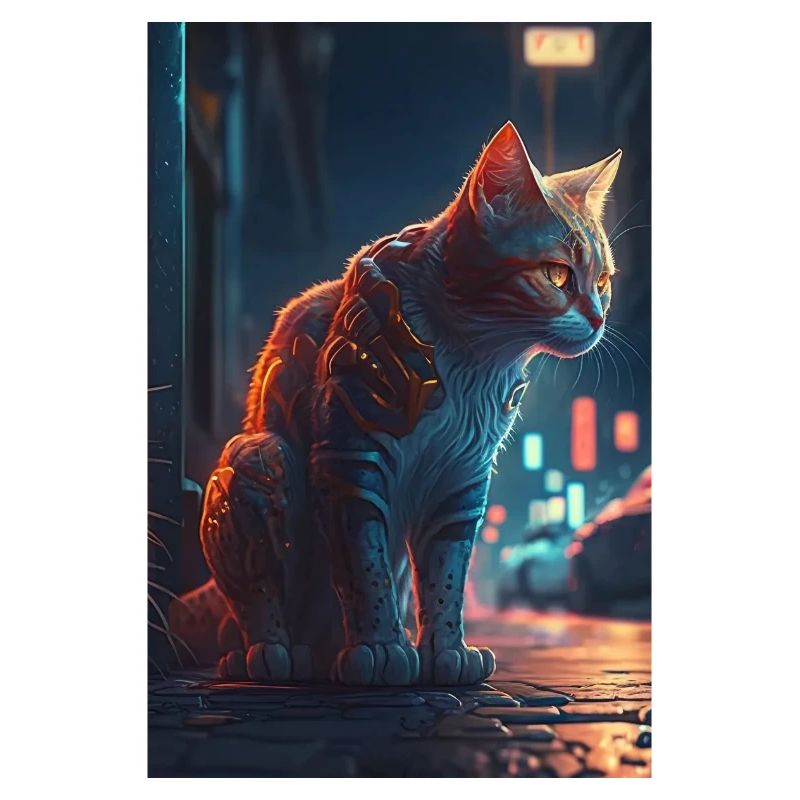 A Cat Alone Phone Poster Edition v2