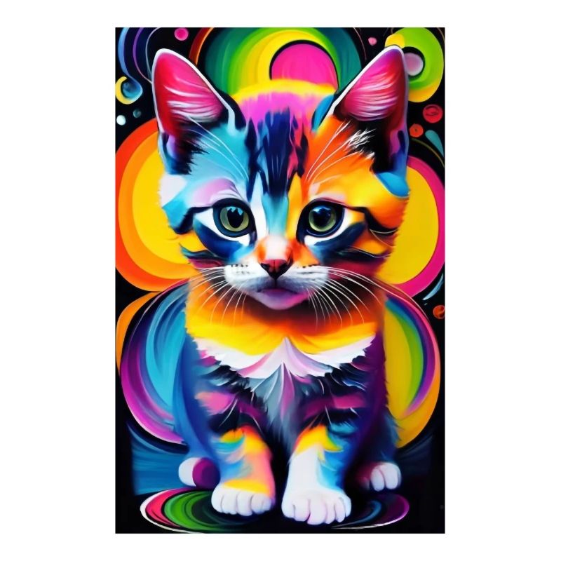 Chat mignon Pop Art Art moderne