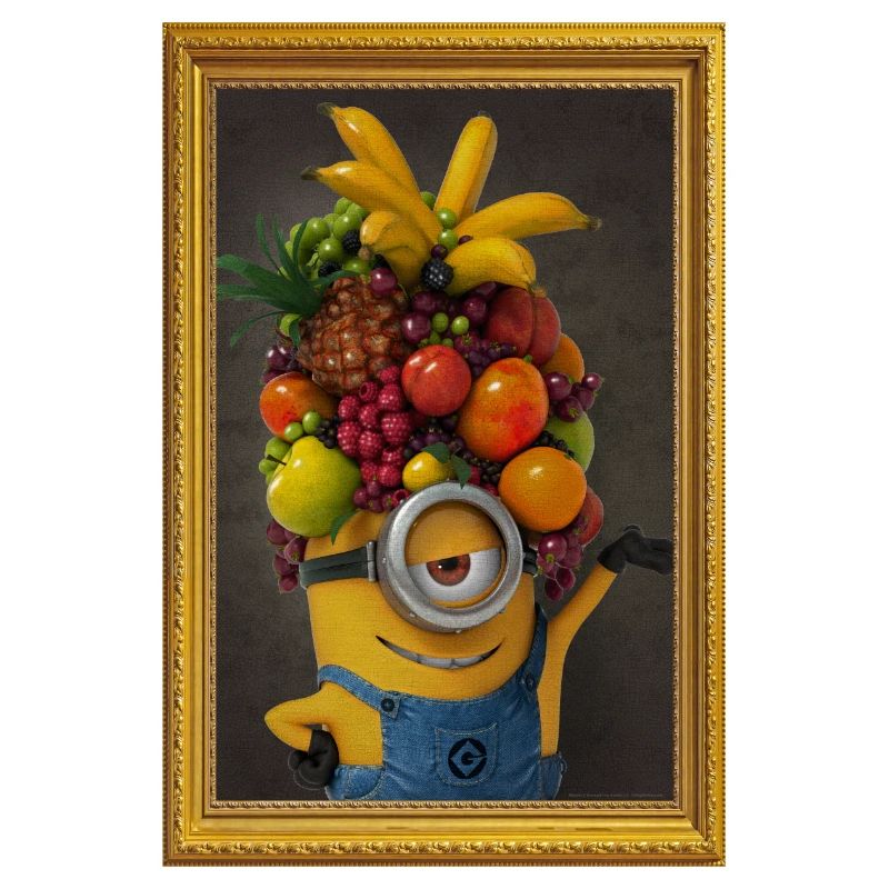 Minions Stuart Gemälde Mit Obst
