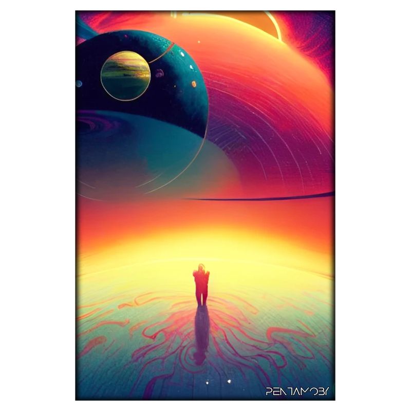 Galaxy Cosmos Universe Solar System Astronaute