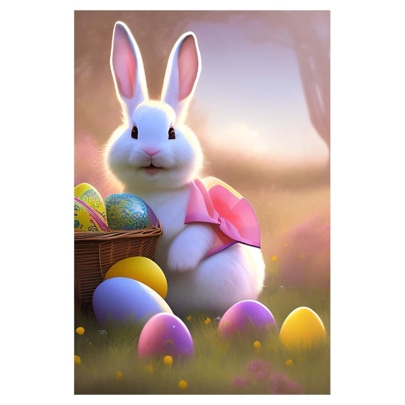 Easter Bunny with Easter Eggs