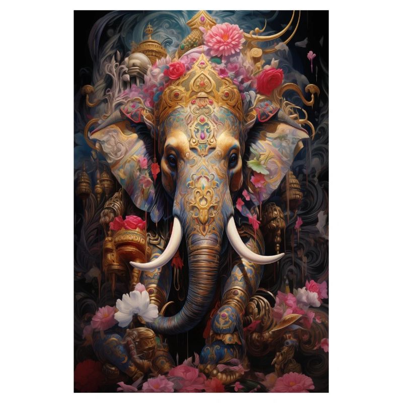 Psychedelic Thai Elephant