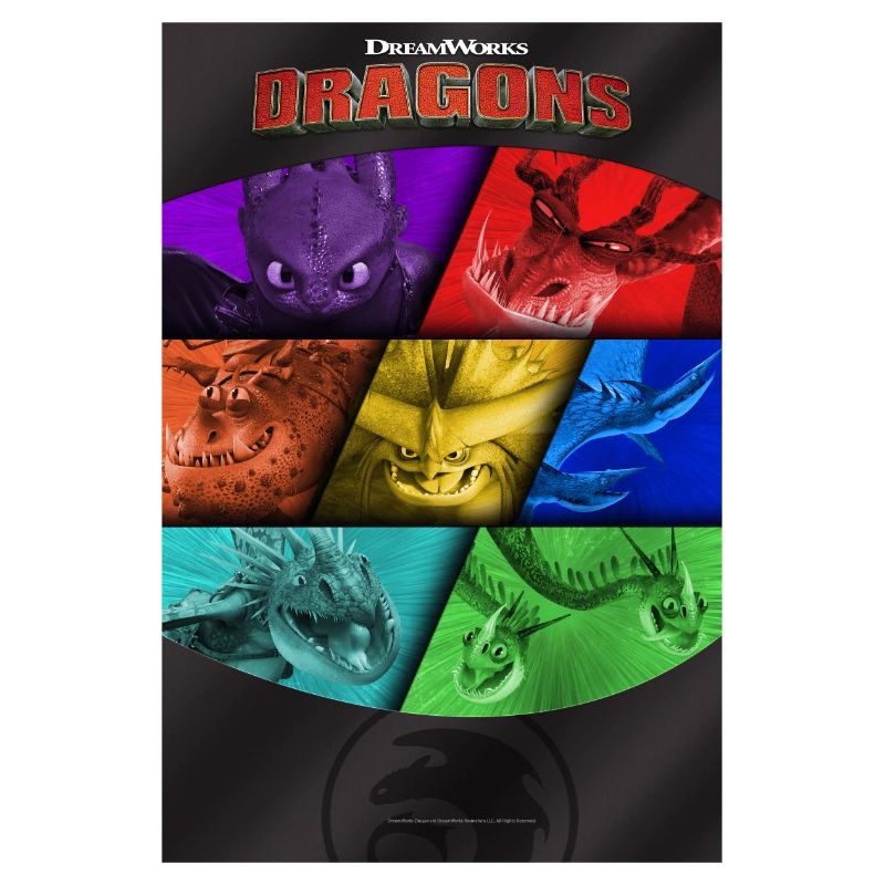 Cómo entrenar a tu dragón de forma fácil Todos los dragones con logo