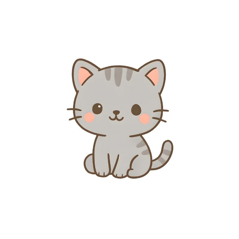 Conception de motif électrique de chat mignon