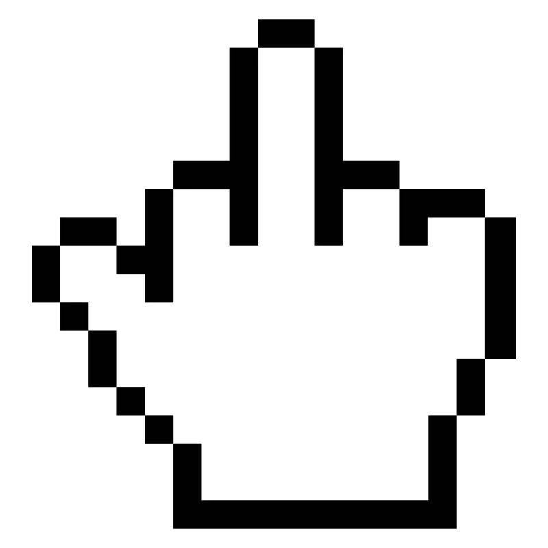 Mouse Hand Middle Finger Mouse Pointer