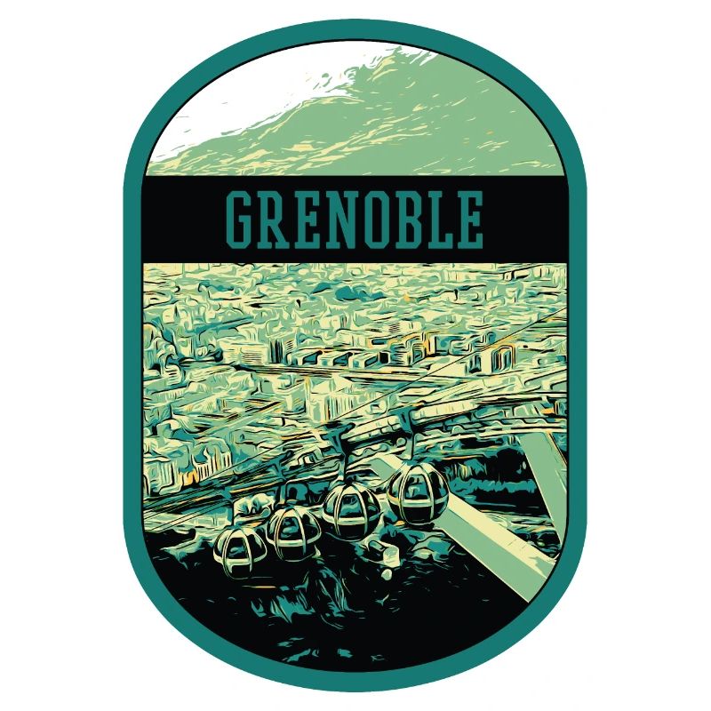 Panoramic Grenoble: Single View Cable Car