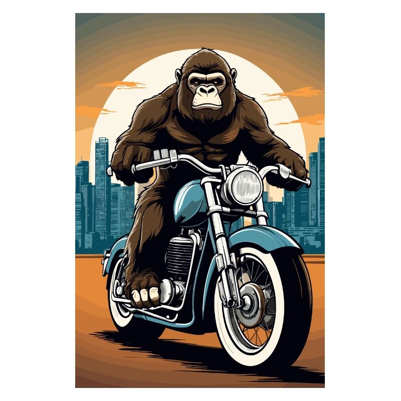 Gorilla Biker