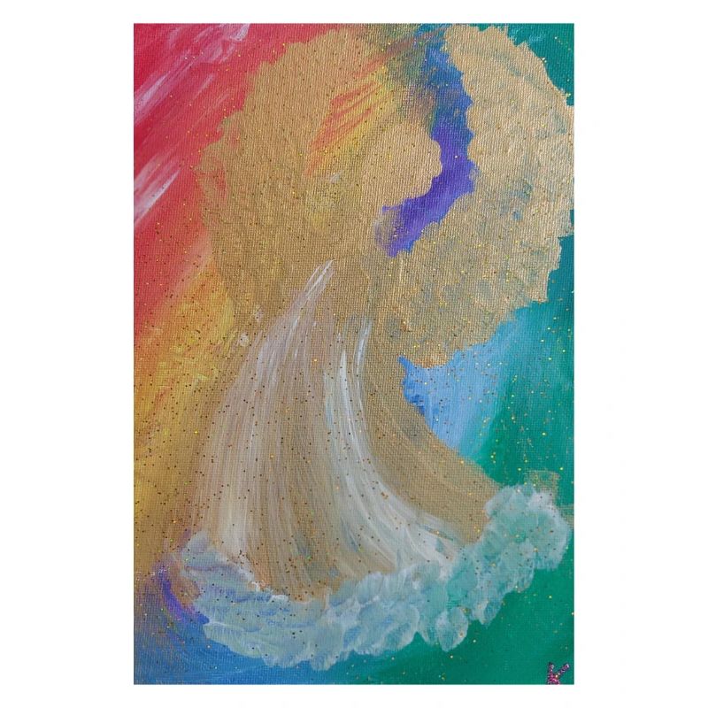 Regenbogenengel - Engel des Einklangs - Engelbild