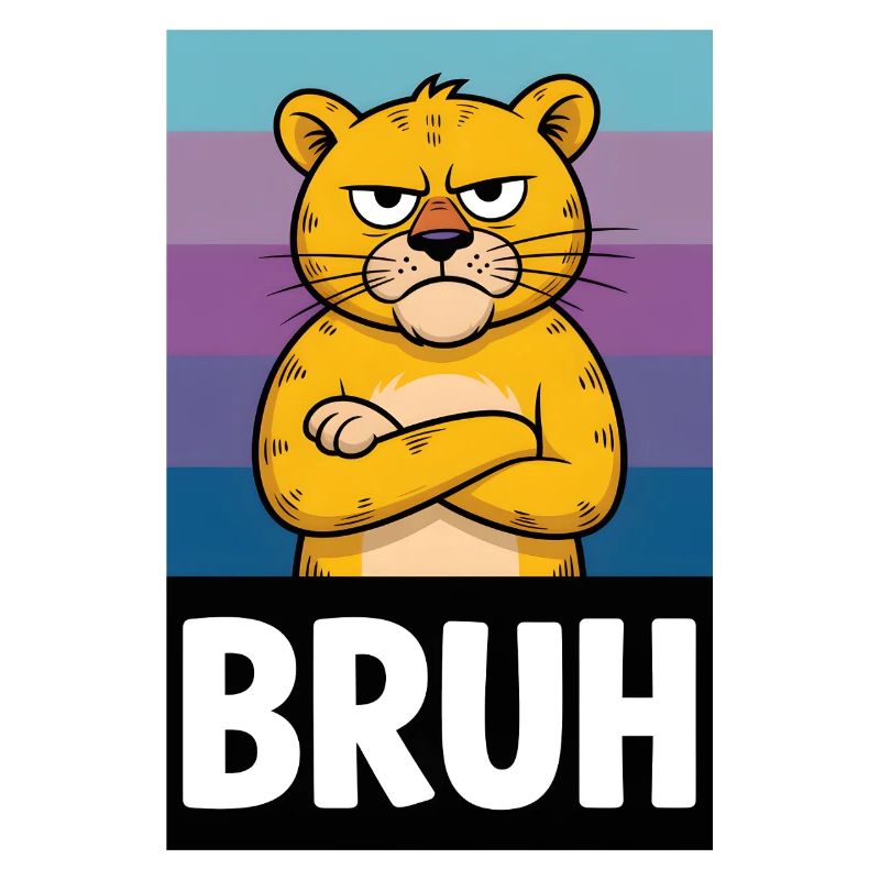 Grummel Katze BRUH