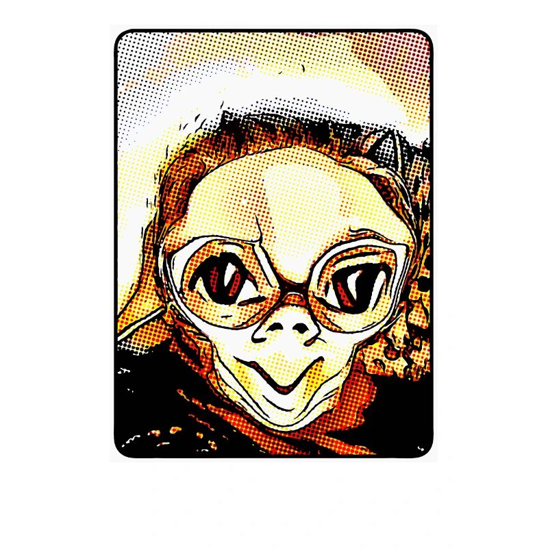 Knuffiger Alien (DDP 2:3, Punktraster)