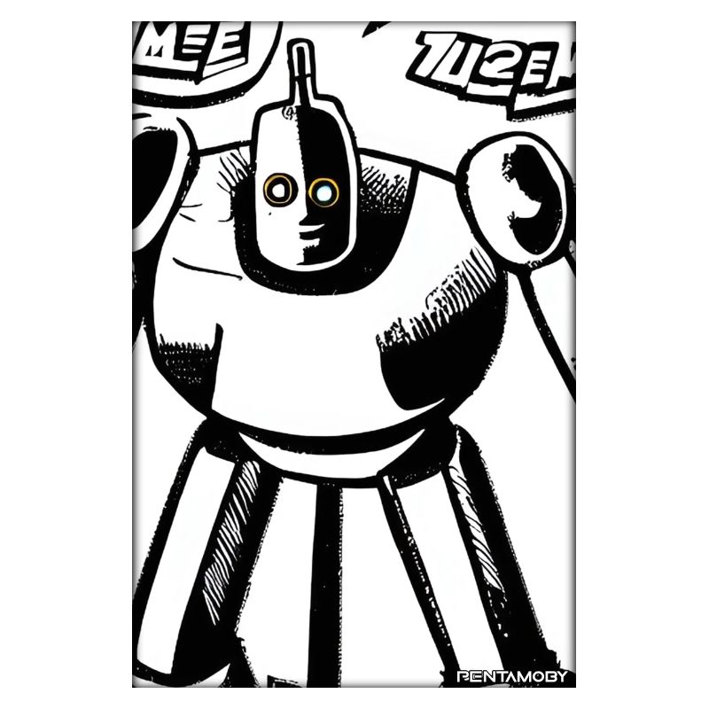 Roboter Comic Zukunft Cyborg Maschine Technik