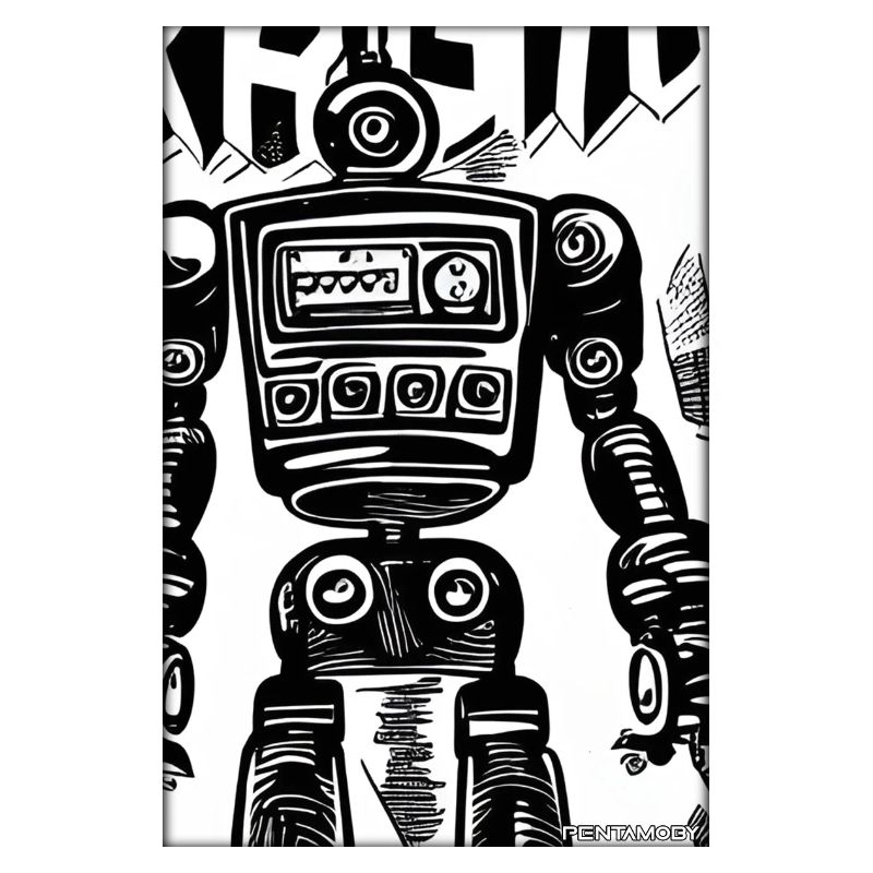 Robot Comic Future Cyborg Machine Technology