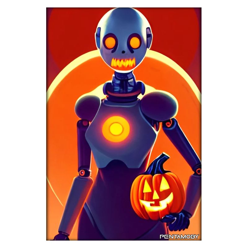 Robots Halloween Future Technology Science