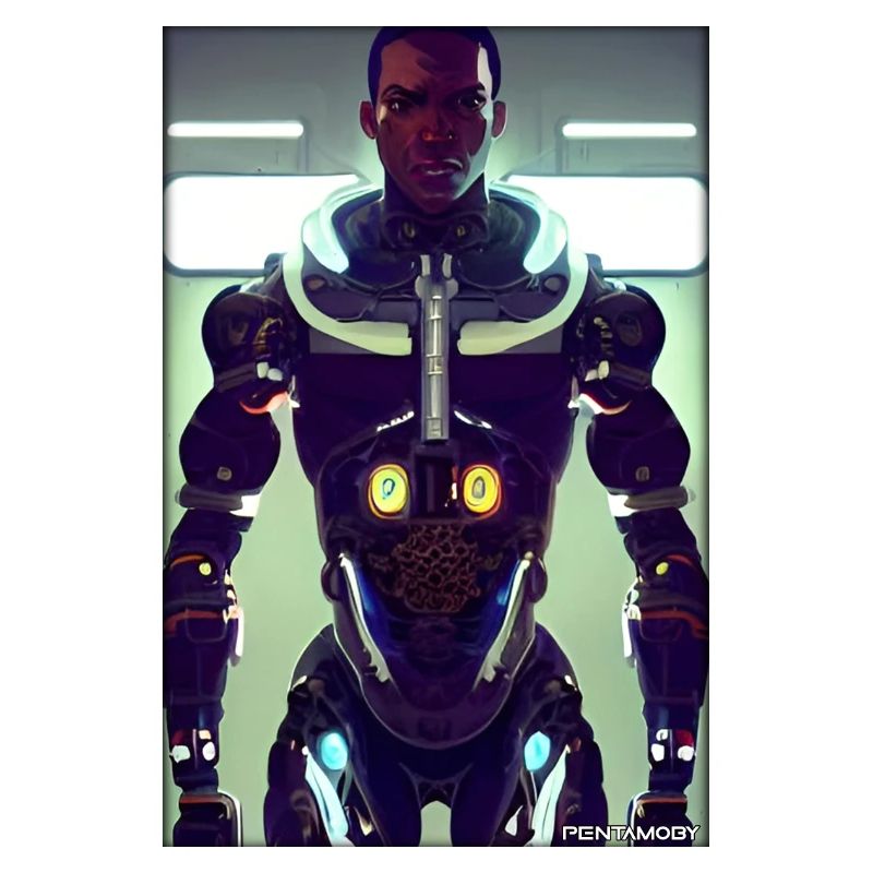 Cyborg Man Future Sci-Fi Machine Technology