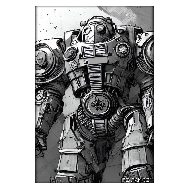 Kampfbot Robot Super Soldier Machine Warrior