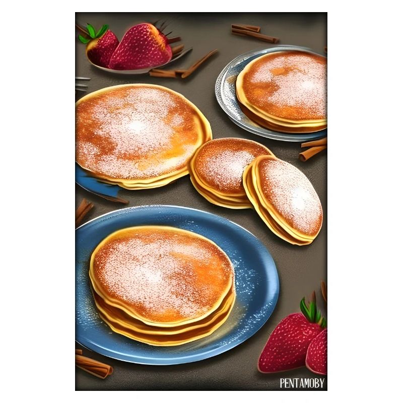Pfannkuchen Frühstück Lecker Essen Backen Speise